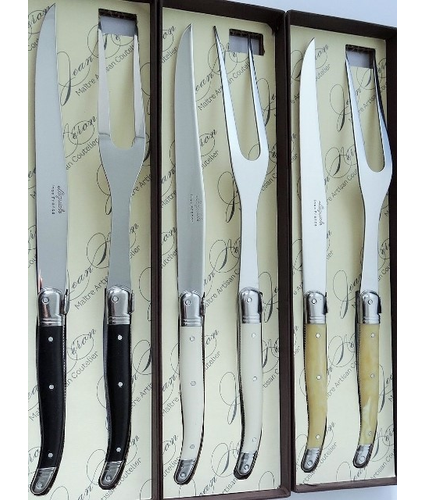 French Carving Set Ivory
