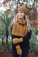 Opito Cable Scarf - Gold