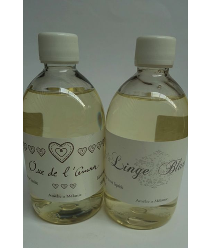 French Liquid Soap Refill Linge Blanc 