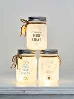 Mini Ombre Sparkle Jars
