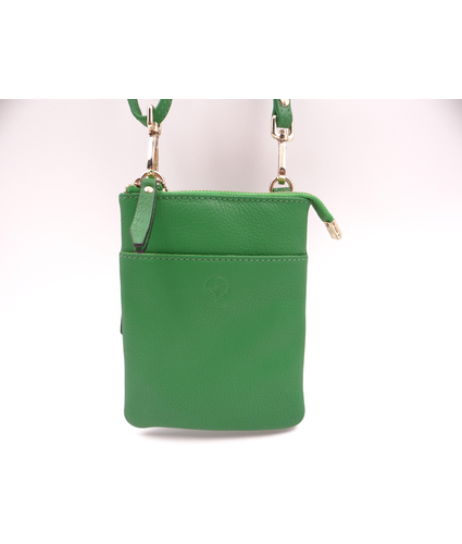 Green Apple Small Pouch Cross Body Leather Bag